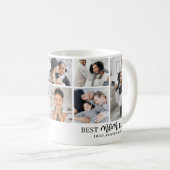 Personalized Best Mom Photo Collage Kaffeetasse (VorderseiteRechts)