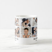 Personalized Best Mom Photo Collage Kaffeetasse (Mittel)
