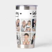 Personalized Best Mom Photo Collage Mother Thermobecher (Links)