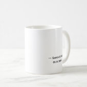 Personalized Best Swipe Love Quote Kaffeetasse (VorderseiteRechts)