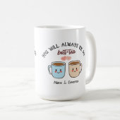 Personalized Best-Tea Couple   Kaffeetasse (VorderseiteRechts)