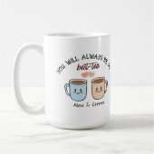 Personalized Best-Tea Couple   Kaffeetasse (Links)