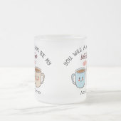 Personalized Best-Tea Couple   Mattglastasse (Mittel)