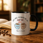 Personalized Best-Tea Couple   Tasse