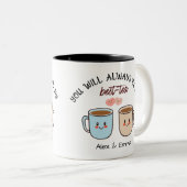 Personalized Best-Tea Couple   Zweifarbige Tasse (VorderseiteRechts)