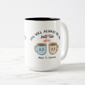 Personalized Best-Tea Couple   Zweifarbige Tasse (VorderseiteRechts)