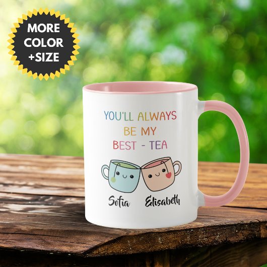 Personalized Best-Tea Mug – Best Friend Gift Tasse