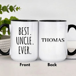 Personalized Best Uncle Ever  Tasse