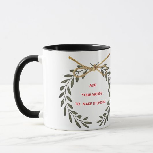 Personalized “Best Wishes” Mug Tasse (Links)