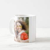 Personalized Besties Mug with Names and Photo Kaffeetasse (Vorderseite Links)