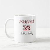 Personalized bible Scripture Psalms 23 Christian  Kaffeetasse (Links)