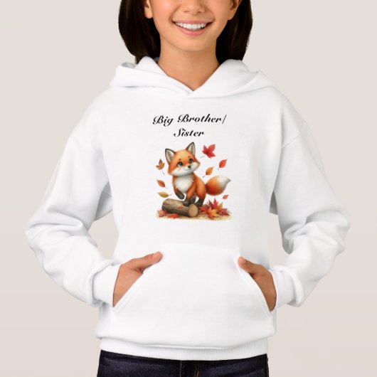 Personalized Big Brother/Sister Hoodie (Vorderseite)