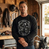 Personalized Biker Winter Sweatshirt Gift