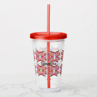 Personalized Bingo Tumbler Acryltrinkbecher