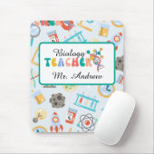 Personalized biology teacher, science teachers day mousepad (Mit Mouse)