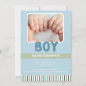 Personalized Birth Announcement Card Einladung (Vorderseite)