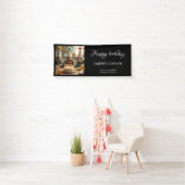 Personalized birthday banner with turtles (Insitu)