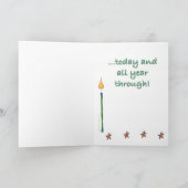 Personalized Birthday Blessings Greeting Card Karte (Innenseite)