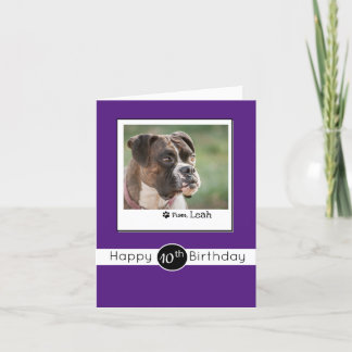 Personalized Birthday Card From Your Dog Feiertagskarte