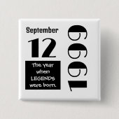 Personalized Birthday Gift Button (Vorderseite)