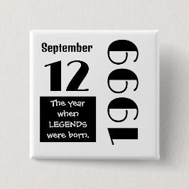 Personalized Birthday Gift  Button