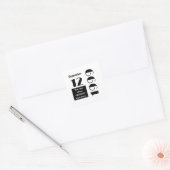 Personalized Birthday Gift Quadratischer Aufkleber (Umschlag)