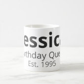 Personalized Birthday Mug – Name, Role & Year Kaffeetasse (Mittel)