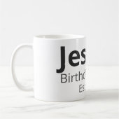 Personalized Birthday Mug – Name, Role & Year Kaffeetasse (Links)