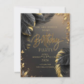 "Personalized Birthday Party Invite Mitteilungskarte (Vorderseite)