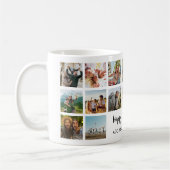 Personalized Birthday Photo Collage Mug Kaffeetasse (Links)