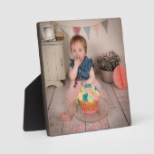 Personalized Birthday Photo Frame Fotoplatte (Vorderseite)