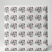 Personalized Birthday Pink Rose  Geschenkpapier