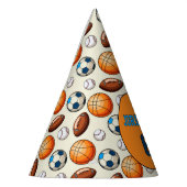 Personalized Birthday Sports Theme Partyhütchen (Links)