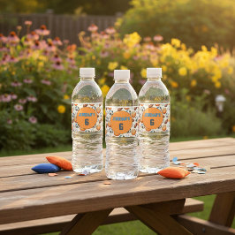 Personalized Birthday Sports Theme Water Label Wasserflaschenetikett