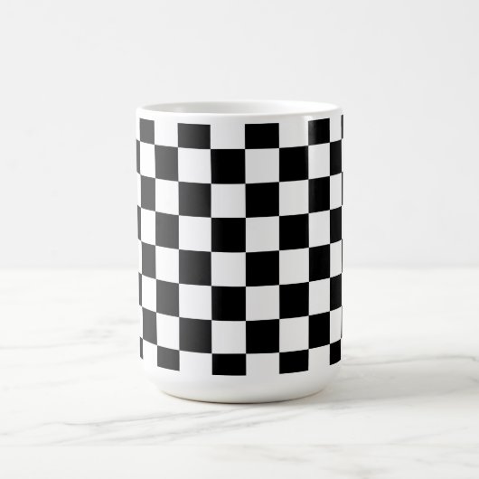 Personalized Black and White Kaffeetasse (Mittel)