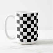 Personalized Black and White Kaffeetasse (Links)