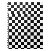 Personalized Black and White Notizblock (Vorderseite)