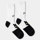 Personalized Black Cat Socks - Cat Lovers gift Socken (Rechts)