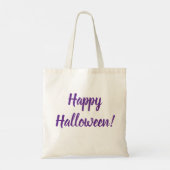 Personalized Black Cat Trick-or-Treat Bag Tragetasche (Rückseite)