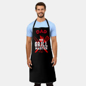Personalized Black Chef Dad #FATHERSDAYGift  Schürze (Getragen)
