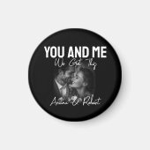 Personalized Black Photo Couple 'You and Me'  Magnet (Vorne)