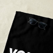 Personalized Black Photo Couple You and Me  Strandtuch (Beispiel)