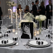 Personalized Black & White Photo Gift Bag Mittlere Geschenktüte