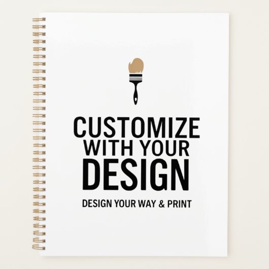 Personalized Blank Company Branded Custom  Planer (Vorderseite)