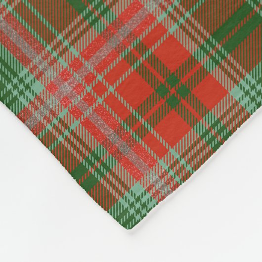 Personalized Blanket Monogram Christmas Style Fleecedecke (Ecke)