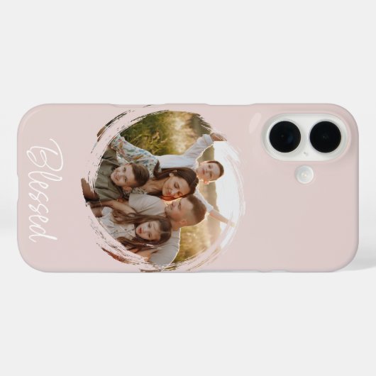 Personalized Blessed Photo Phone Case (Rückseite (Horizontal))