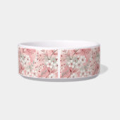 Personalized Bloom Sakura Pink Burgundy Napf (Rückseite)