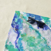 Personalized Blue Agate Natural Stone Strandtuch (Beispiel)