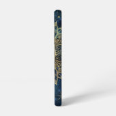 Personalized Blue Celestial Gold Sun Moon Mandala Samsung Galaxy Hülle (Linke Seite)