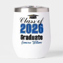 Personalized Blue Class of 2026 Graduation